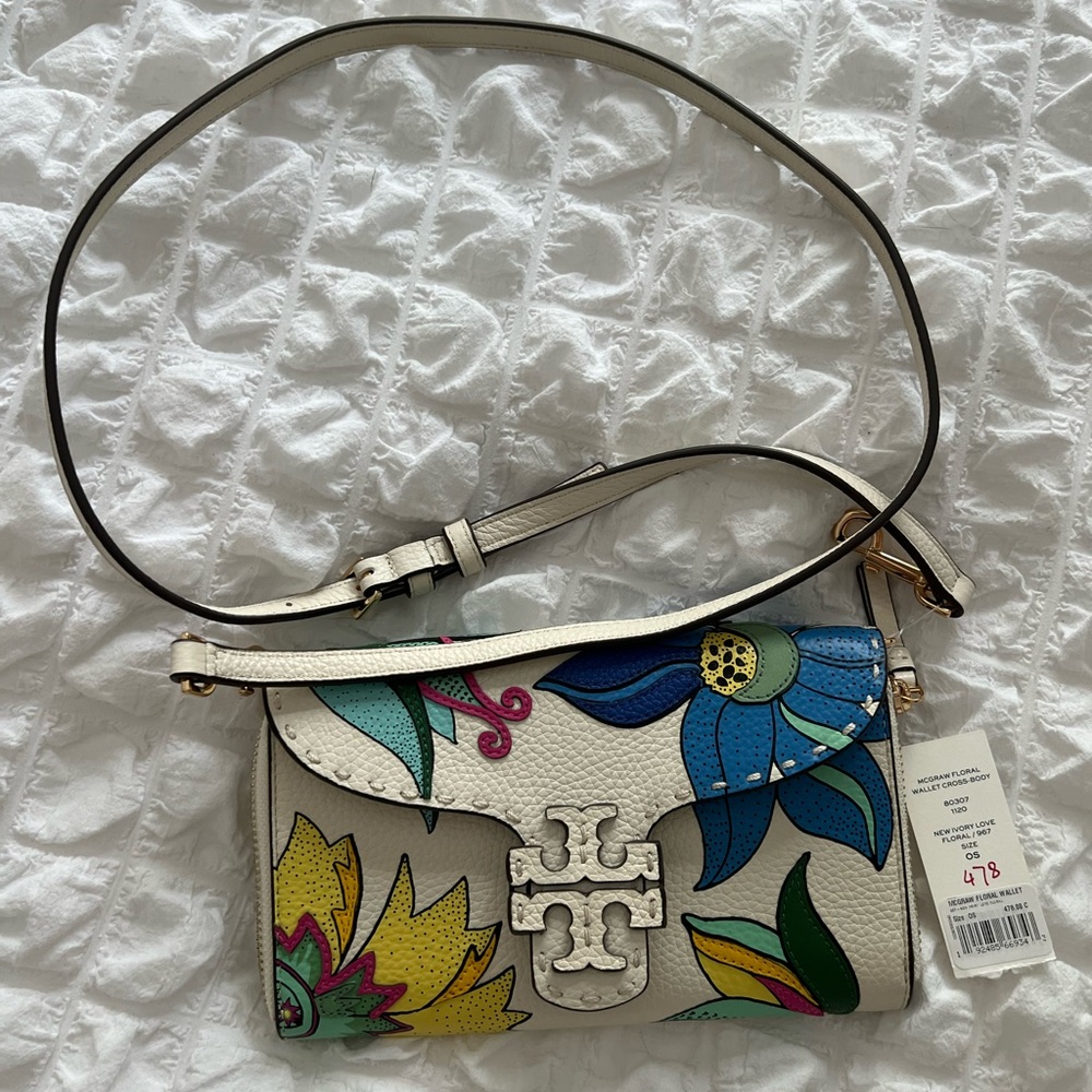 Tory Burch McGraw Floral Wallet